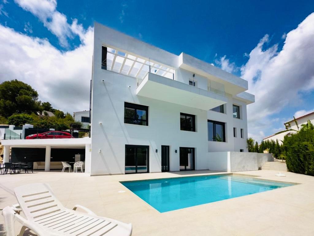 Calpe Villa Lujo Playa Piscina Jardin Barbacoa Ideal Familias Y Grupos المظهر الخارجي الصورة